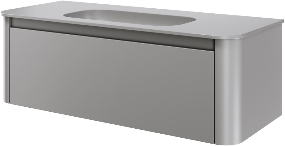 Тумба с раковиной без отверстия 120 см ArmadiArt Voi 782-120-L/786-120-L