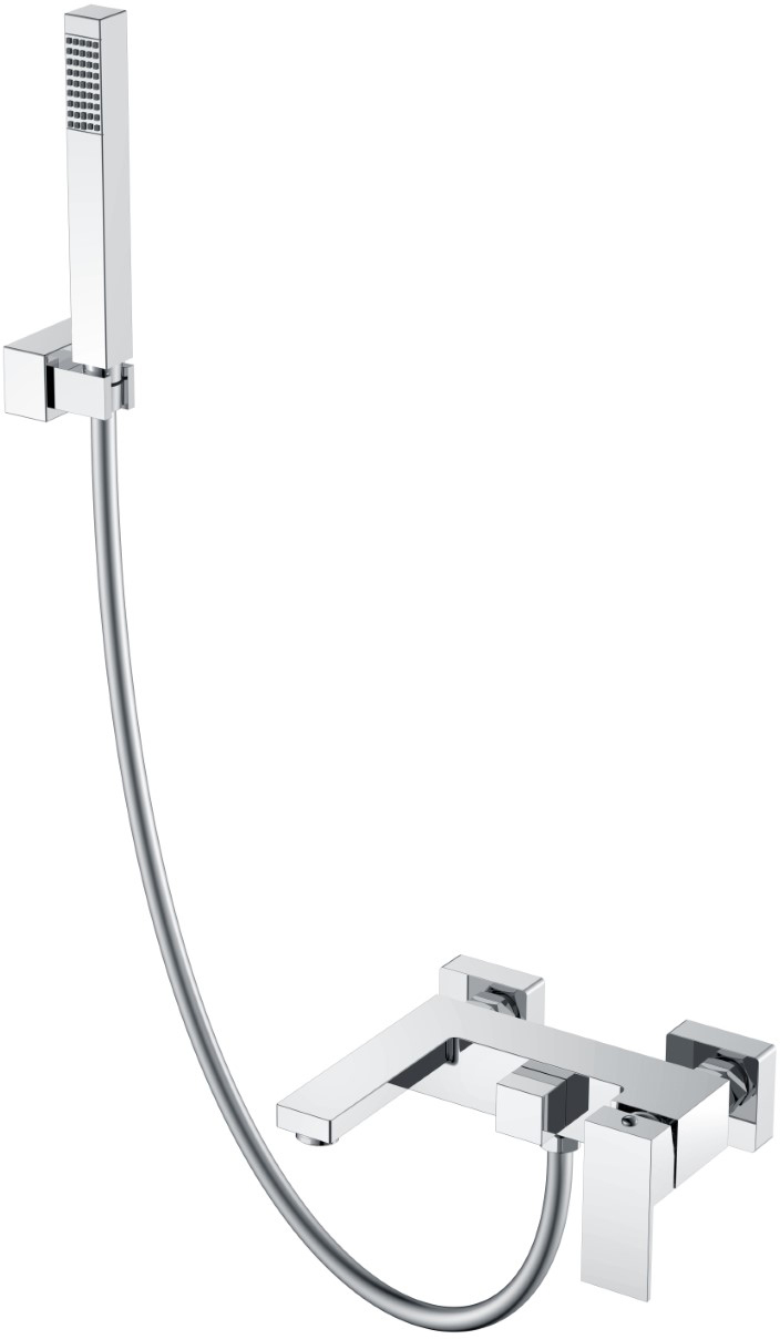 Смеситель для ванны Boheme Qubic 473-CR