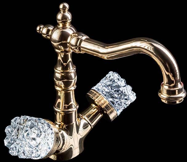 Смеситель для раковины Boheme Crystal 292-CRST