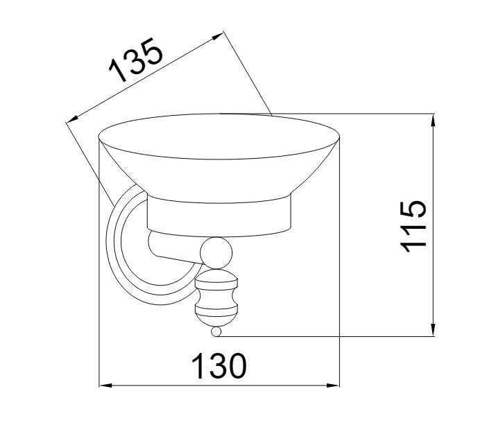 Мыльница Boheme Palazzo 10153