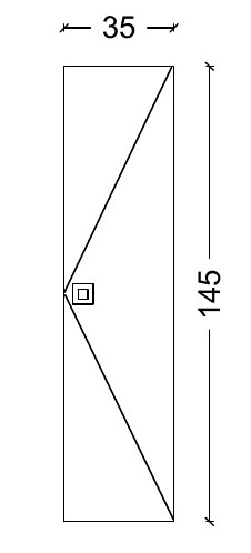 Пенал 35 см ArmadiArt Lucido 772-GB