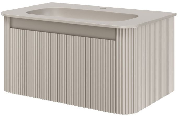 Тумба с раковиной 80 см ArmadiArt Voi 782-080-R-C/786-080-С