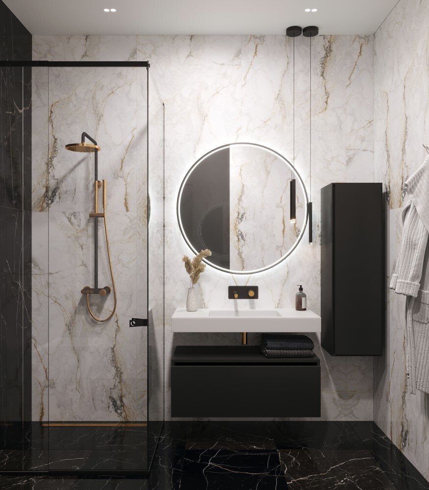 Раковина 100 см ArmadiArt Flat 888-100