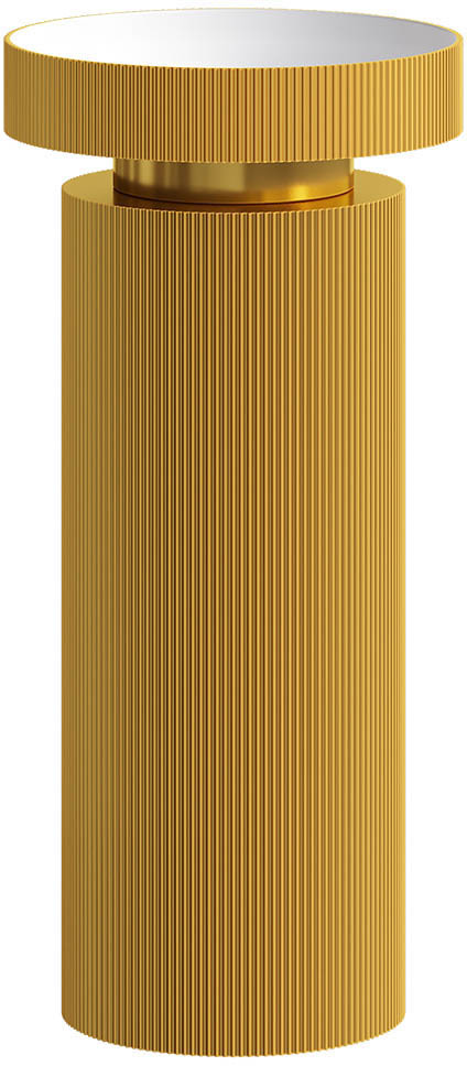 Раковина Ø40 см на пьедестале ArmadiArt Sole Corian 801-R-G+801-Base-R-G