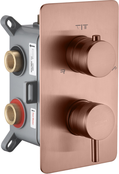 Встраиваемый смеситель Boheme Cell 135-3-CB на 3 источника