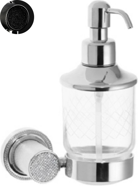 Дозатор жидкого мыла Boheme Royal Cristal 10932-CR-B