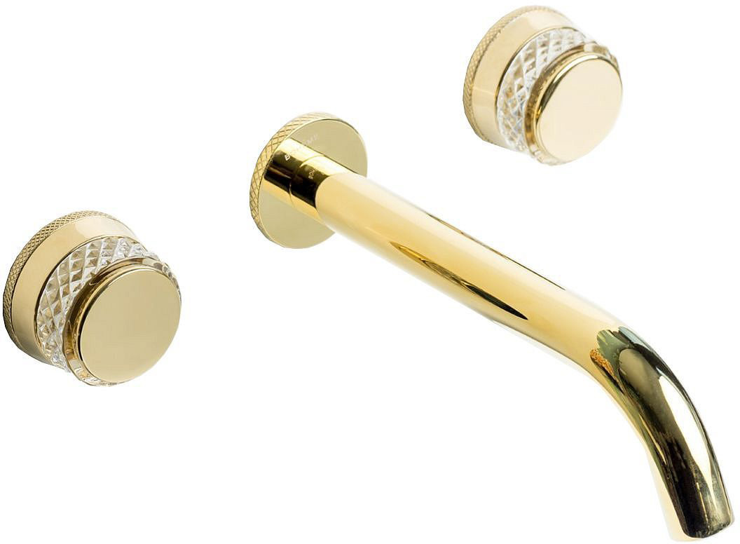 Смеситель для раковины Boheme Aura 152-2-G-A
