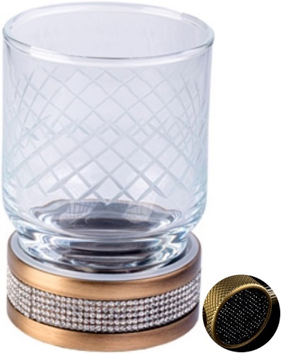 Стакан для зубных щеток Boheme Royal Cristal 10931-BR-B