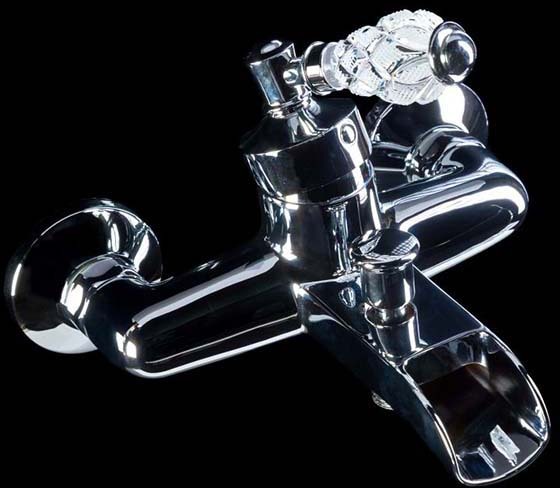 Смеситель для ванны Boheme Vogue Crystal 223-CRST