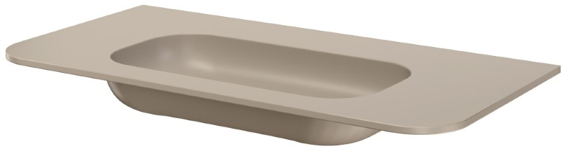 Раковина без отверстия 100 см ArmadiArt Voi 786-100-D