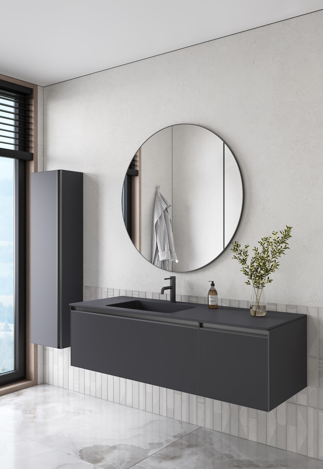 Раковина 140 см ArmadiArt Quatro 793-140-A-L