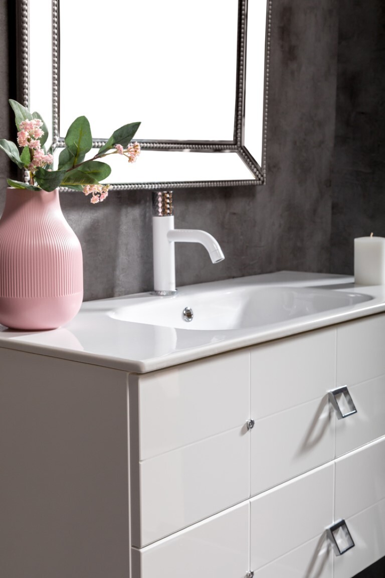 Тумба под раковину 100 см ArmadiArt Vallessi Avantgarde Piazza 841-100-WCR