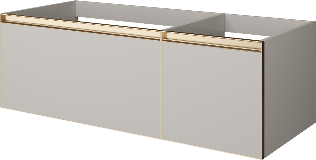 Тумба под раковину 120 см ArmadiArt Quatro 2 790-M2-120-CM-MG