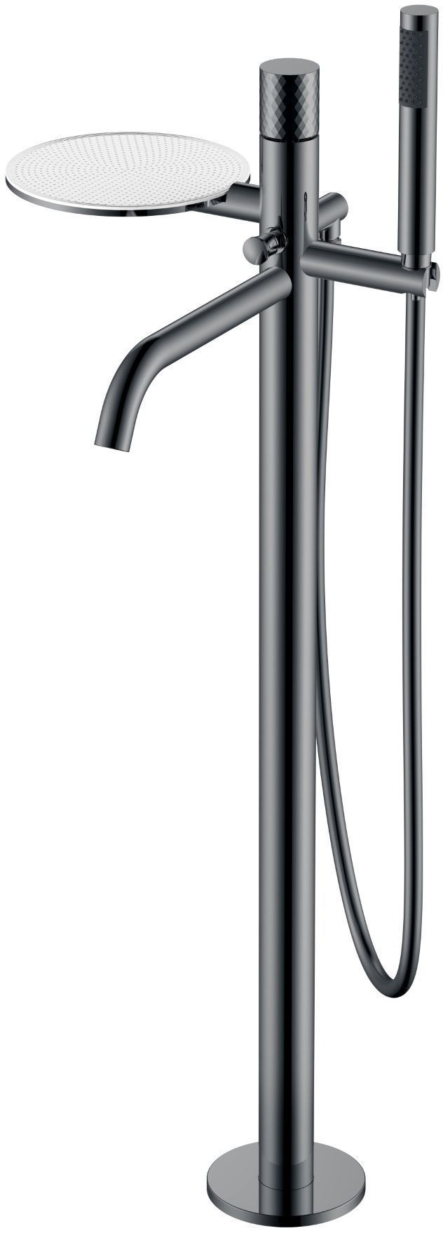 Смеситель для ванны Boheme Stick 129-SGM