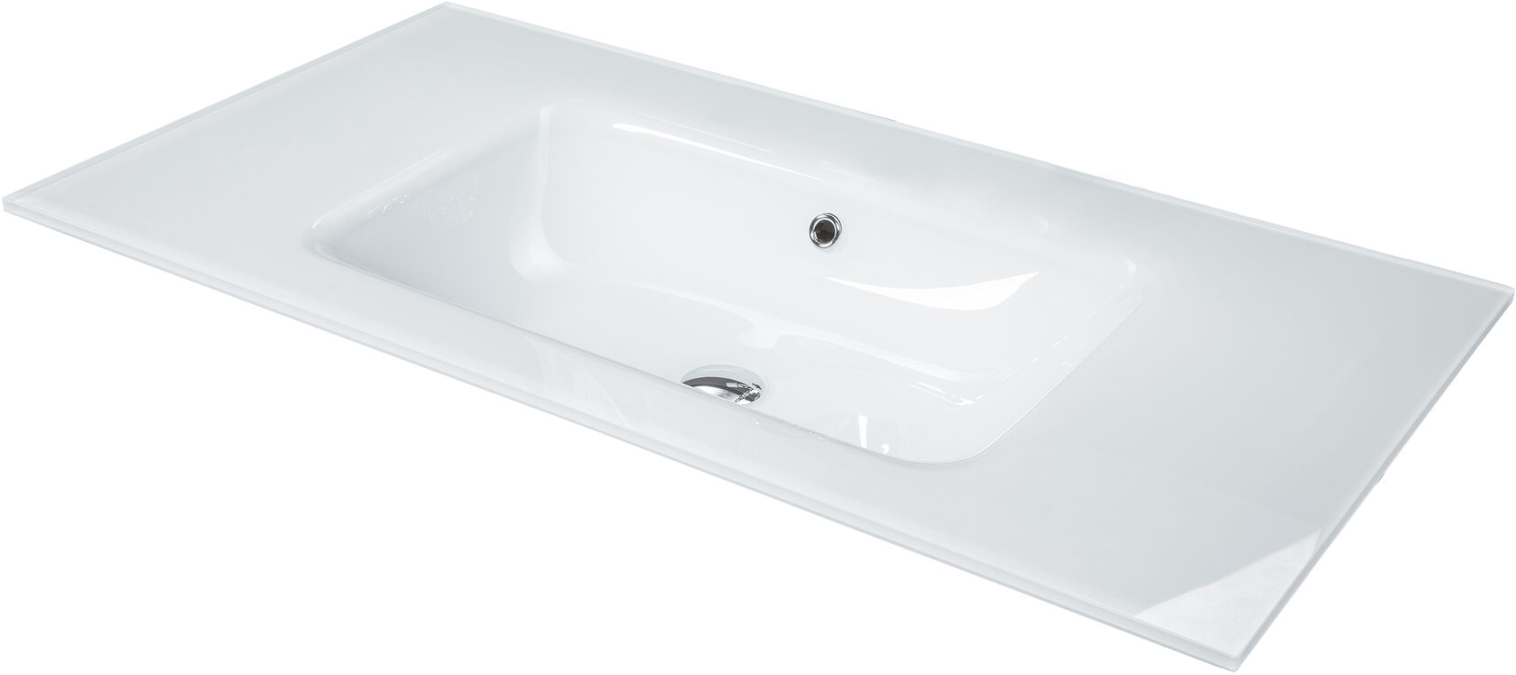 Раковина стеклянная 141 см ArmadiArt NeoArt 852-141-WH