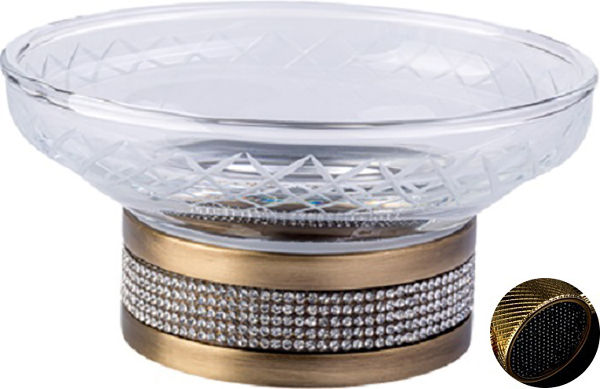 Мыльница Boheme Royal Cristal 10930-BR-B