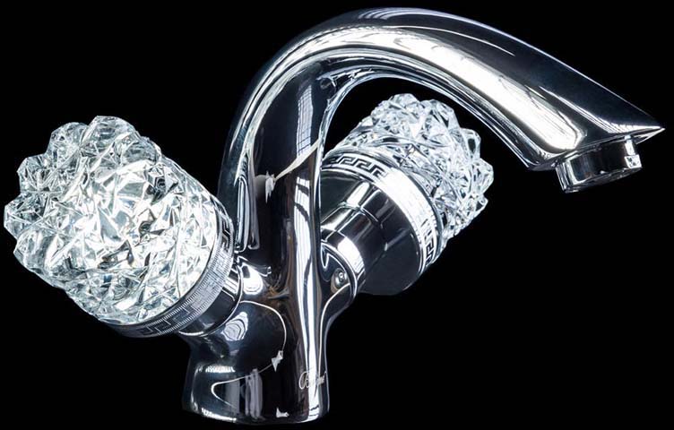 Смеситель для раковины Boheme Crystal 271-CRST