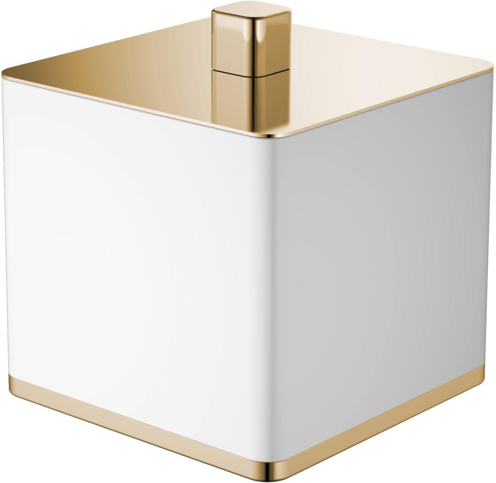 Стакан для ватных дисков Boheme Qubic 10964-W-G