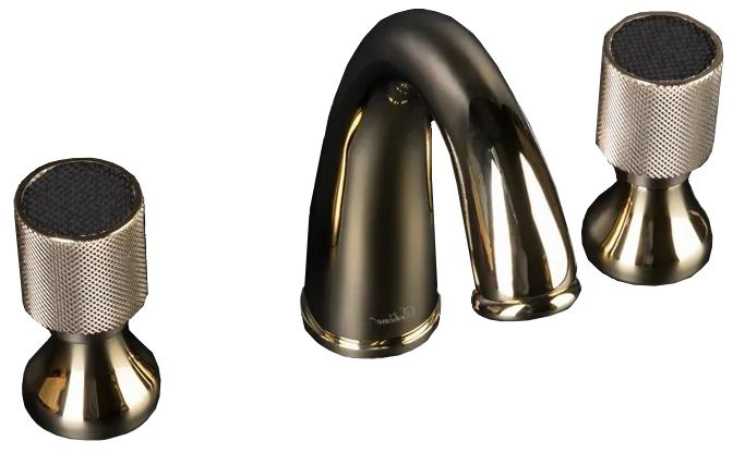 Смеситель для раковины Boheme Royal Cristal 297-Royal/CRST-black