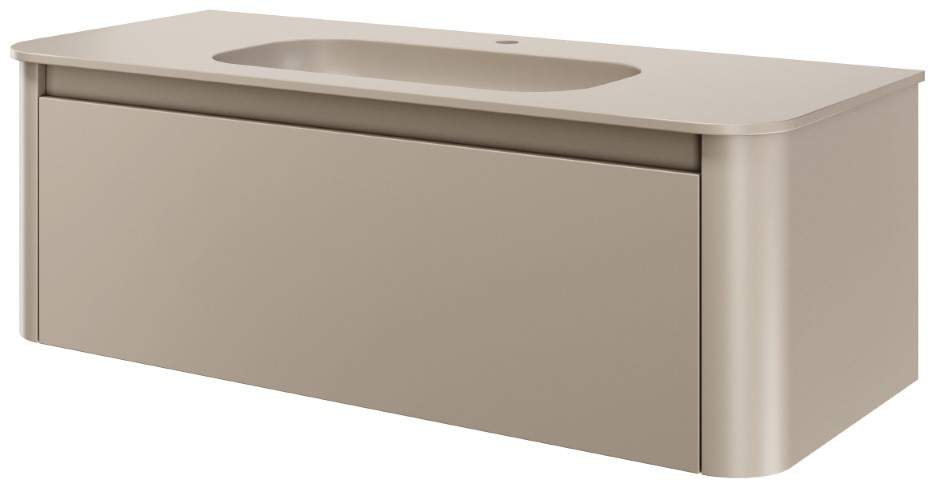 Тумба с раковиной 120 см ArmadiArt Voi 782-120-D/786-120-D