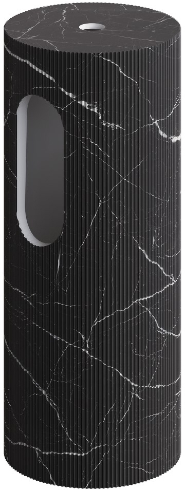 Пьедестал для раковины Ø30 см ArmadiArt Sole Corian 801-Base-Rib-NM