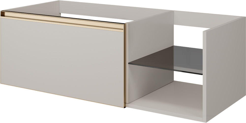 Тумба под раковину 120 см ArmadiArt Quatro 6 790-M6-120-CM-MG