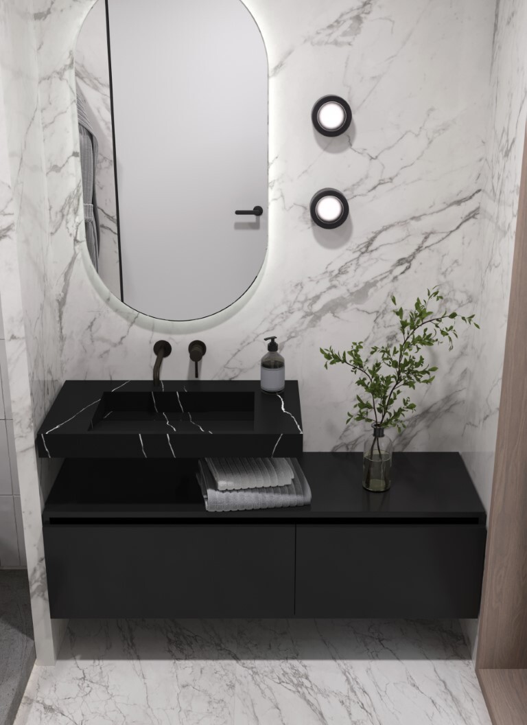 Раковина 80 см ArmadiArt Flat 859-080-NM