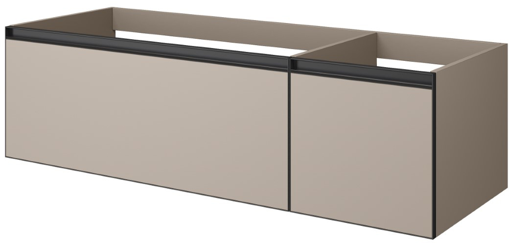 Тумба под раковину 140 см ArmadiArt Quatro 2 790-M2-140-D-A