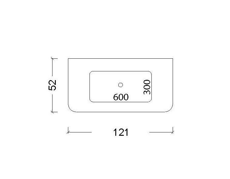 Тумба с раковиной без отверстия 120 см ArmadiArt Voi 782-120-R-C/786-120-C