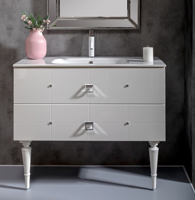 Тумба под раковину 80 см ArmadiArt Vallessi Avantgarde Piazza 841-080-WCR