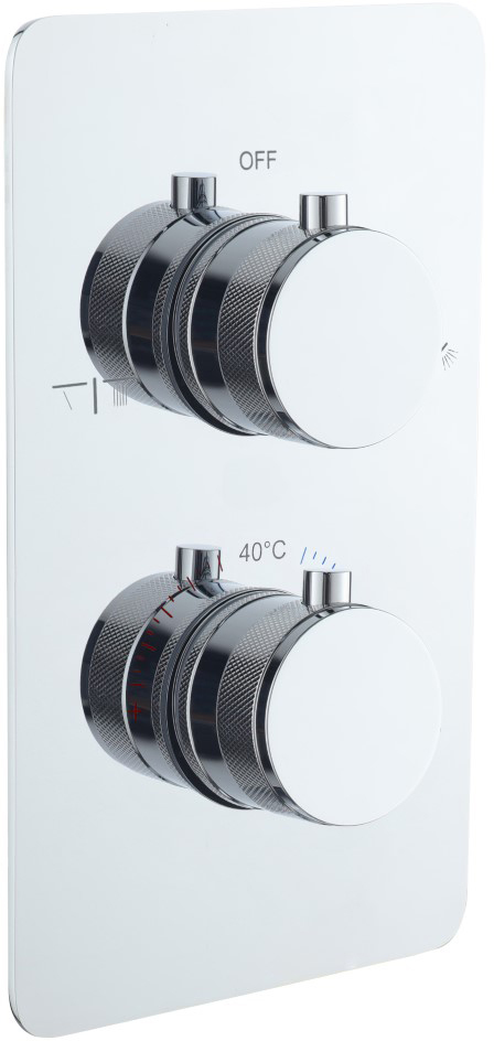 Встраиваемый термостат Boheme Cell 134-2-CR на 2 источника