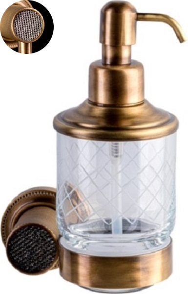 Дозатор жидкого мыла Boheme Royal Cristal 10932-BR