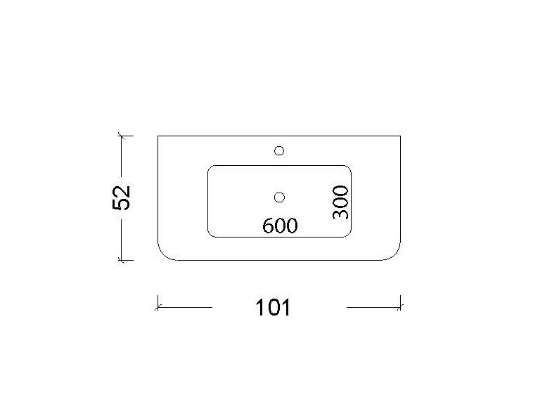 Тумба с раковиной 100 см ArmadiArt Voi 782-100-R-L/786-100-L