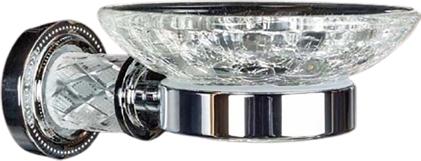Мыльница Boheme Murano Cristal 10903-CRST-СH