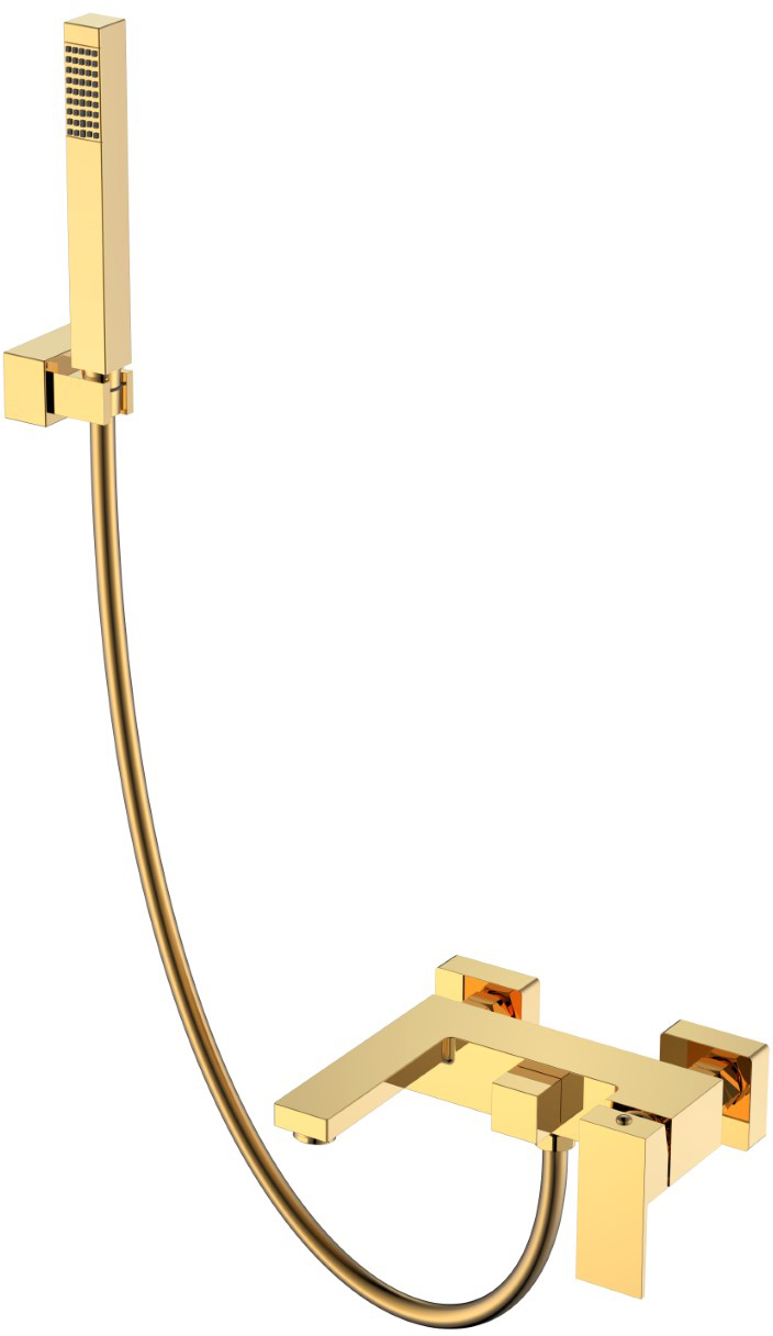 Смеситель для ванны Boheme Qubic 473-G