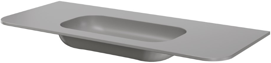 Раковина без отверстия 120 см ArmadiArt Voi 786-120-L