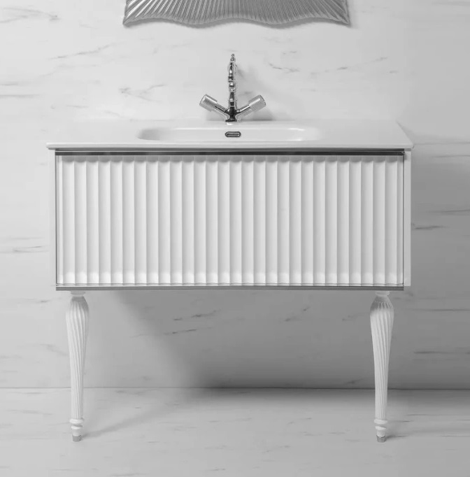 Тумба под раковину 100 см ArmadiArt Vallessi Avantgarde Canale 843-100-WCR