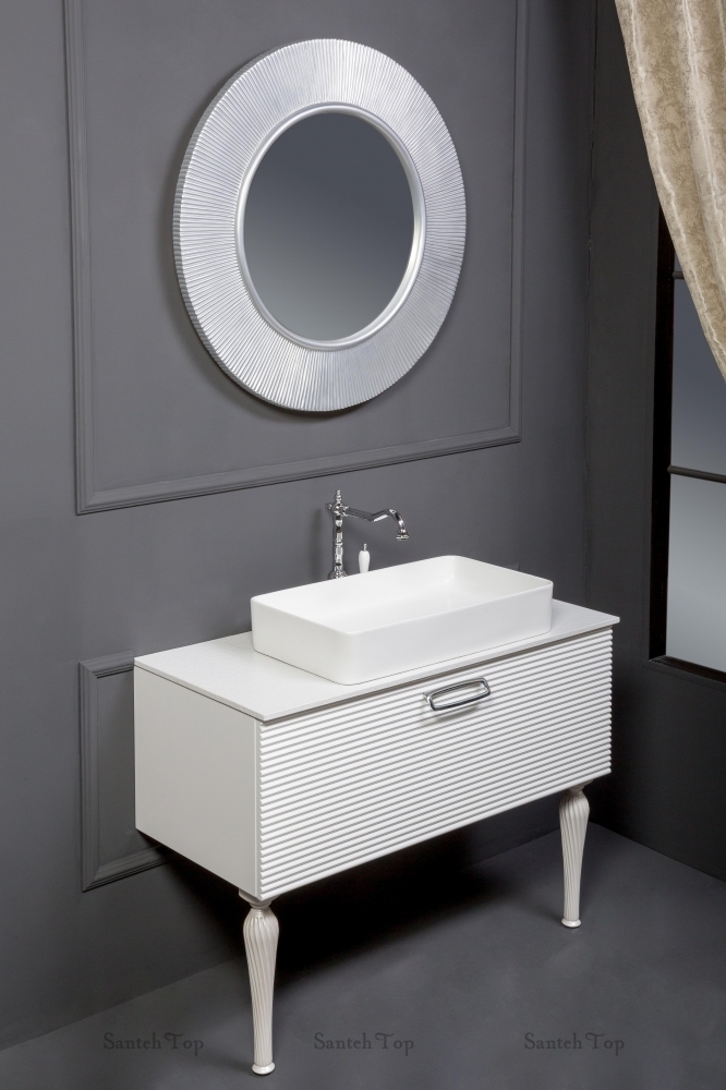 Тумба под раковину 80 см ArmadiArt Vallessi Avantgarde Linea 842-080-WCR