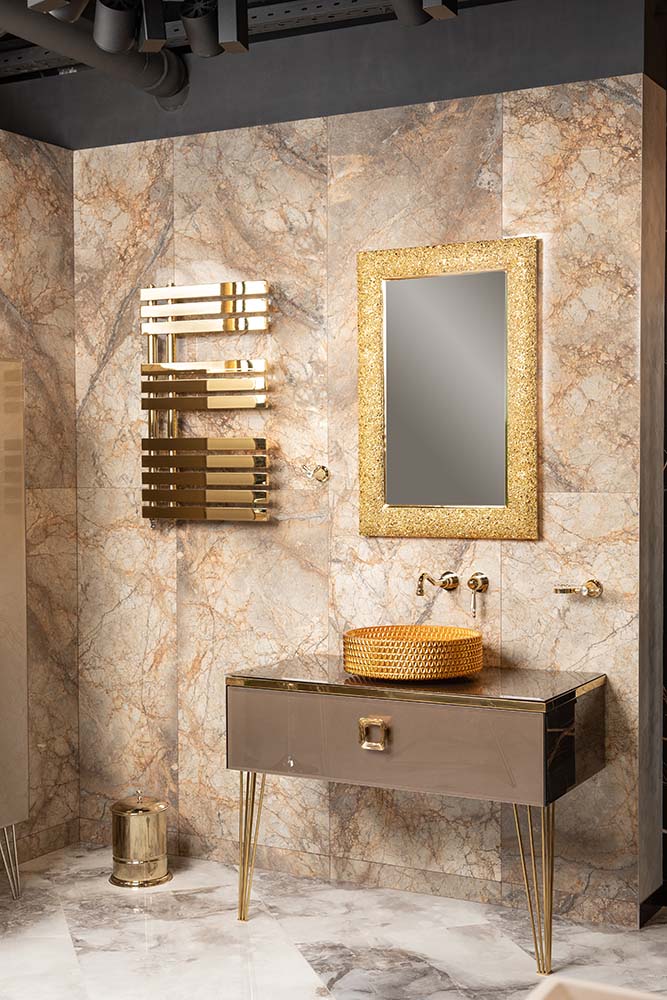 Столешница стеклянная 80 см ArmadiArt Lucido 853-080-BB