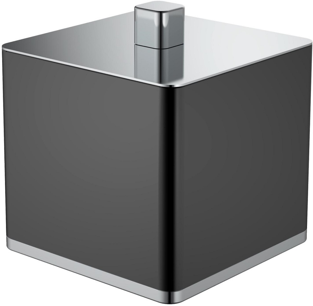 Стакан для ватных дисков Boheme Qubic 10964-B-CR