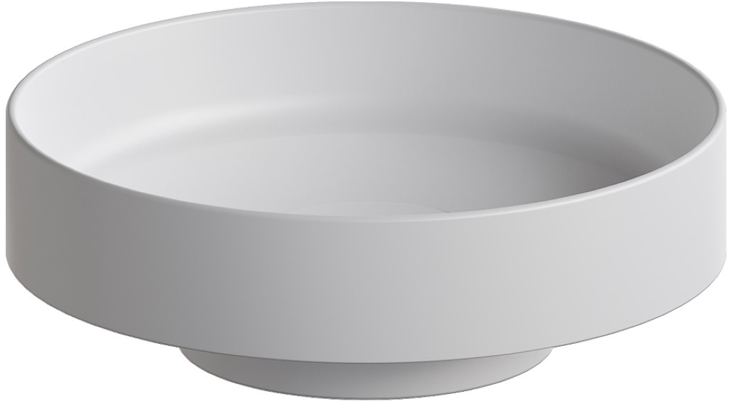 Раковина накладная Ø40 см ArmadiArt Sole Corian 801-MW