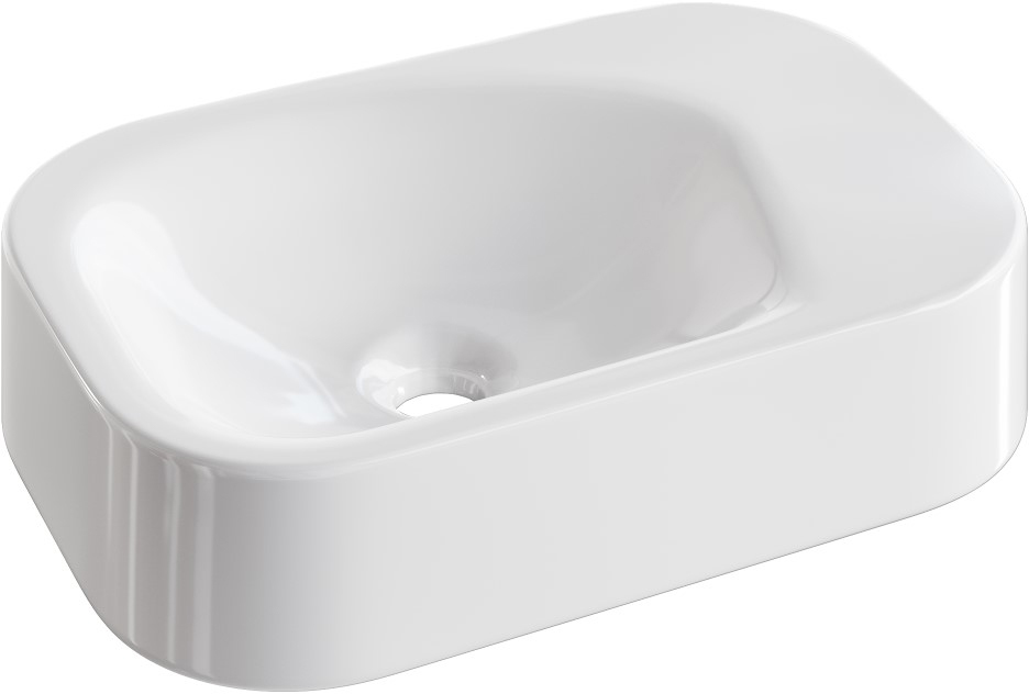 Раковина подвесная 48 см Boheme Colibri Corian 902-W