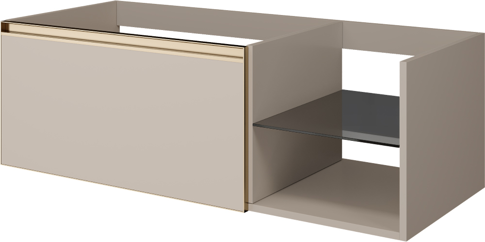 Тумба под раковину 120 см ArmadiArt Quatro 6 790-M6-120-D-MG