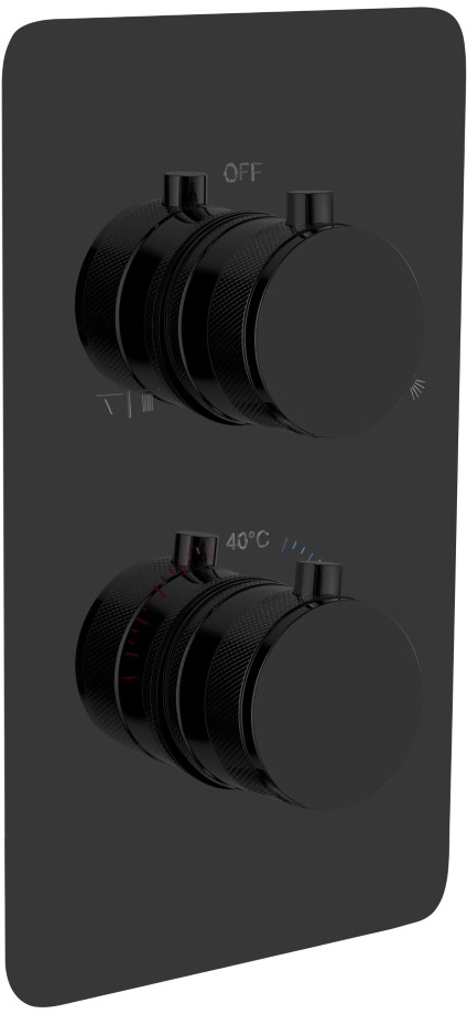 Встраиваемый термостат Boheme Cell 134-2-SGM на 2 источника