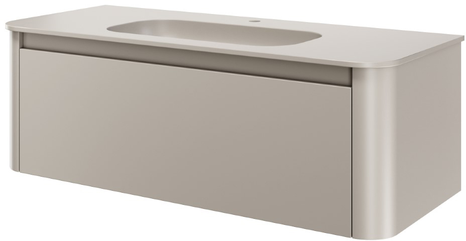 Тумба с раковиной 120 см ArmadiArt Voi 782-120-C/786-120-C