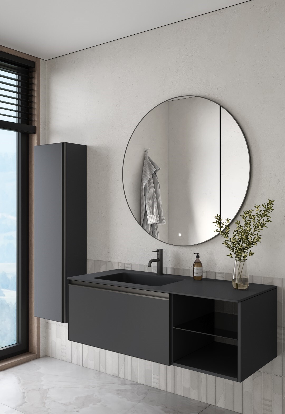 Тумба под раковину 120 см ArmadiArt Quatro 6 790-M6-120-A-A