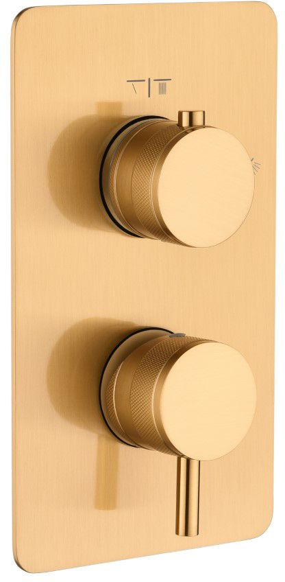 Встраиваемый смеситель Boheme Cell 135-2-BR на 2 источника