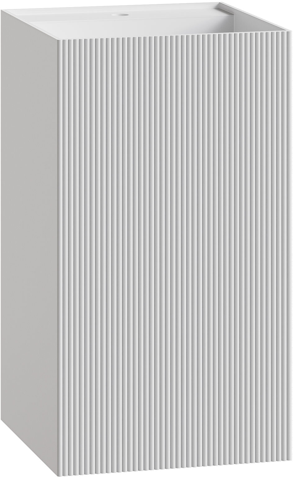 Раковина напольная 48х48 см ArmadiArt Cube Corian 802-R-MW