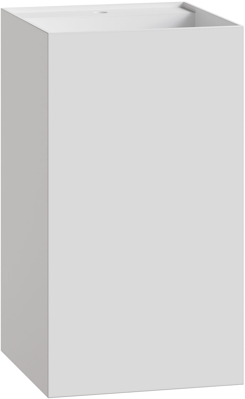 Раковина напольная 48х48 см ArmadiArt Cube Corian 802-MW