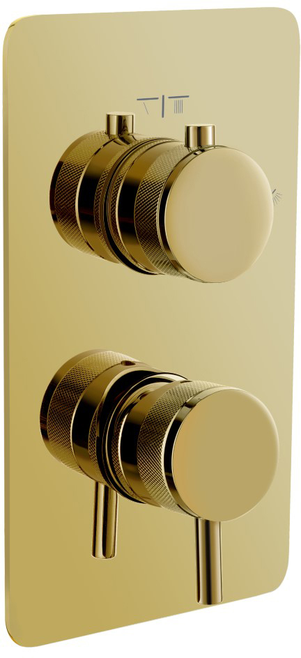Встраиваемый смеситель Boheme Cell 135-2-G на 2 источника